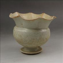 宋代执壶青白瓷八方执壶影青酒壶-酒壶-北宋青白瓷- 藏点啦古玩网