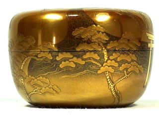 住吉蒔絵平棗 鵬雲斎裏千家15世【茶道具からき】通販買取販売京都