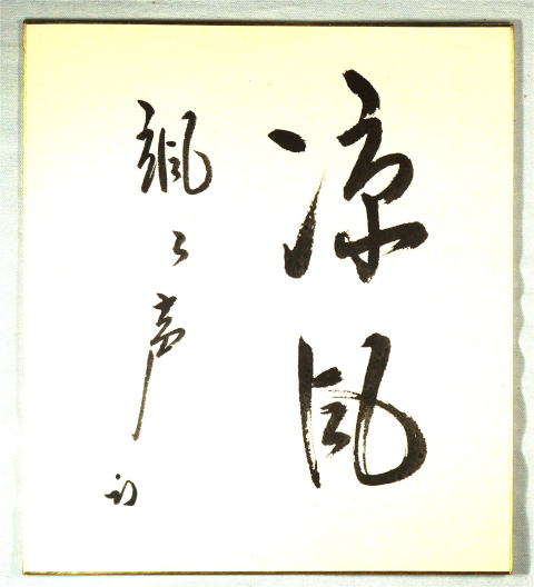 bianchi】掛軸 木村樟庵 朝顔 涼風颯々声 紙箱 画賛 3-51 bianchi