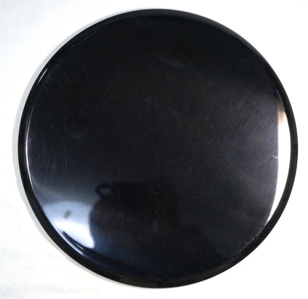 ◇茶道具 輪島塗 昭斎造 真塗 薄板 矢筈板 蛤板 丸香台