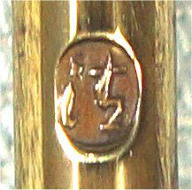 南鐐松笠頭飾火箸 大西清右衛門【茶道具からき】京都から全国に販売