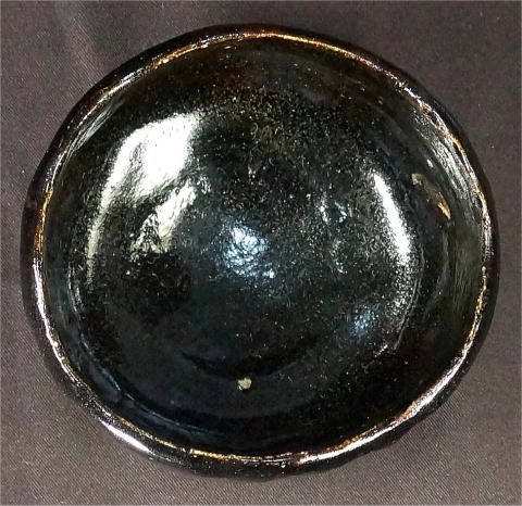 楽茶碗 9代 了入か？ 茶の湯 茶道 引き出し黒 【公式通販】