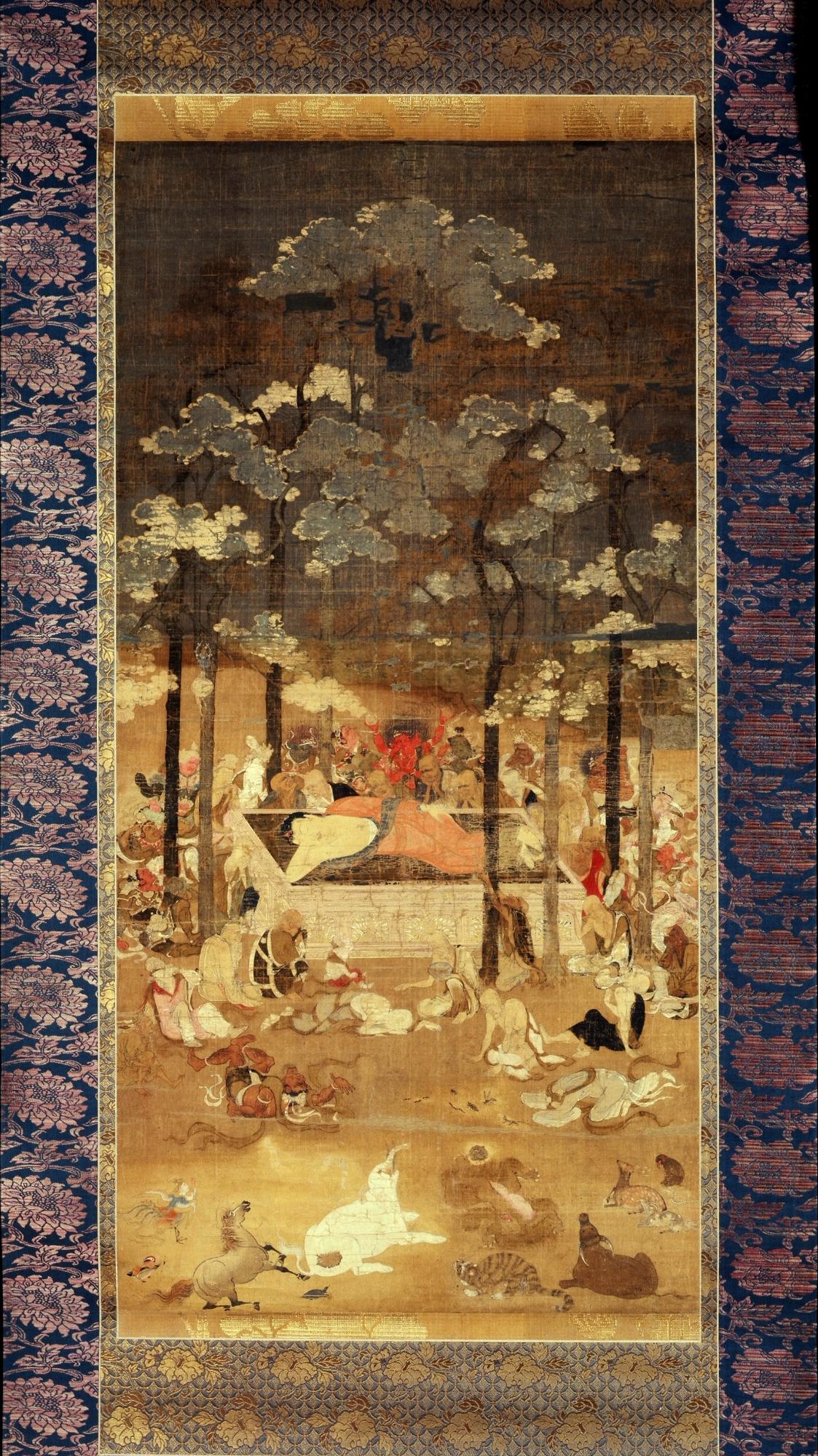 絹本着色仏涅槃図 (県指定)／飯能市-Hanno City-