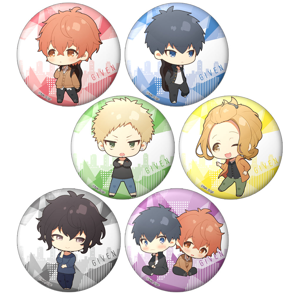 ギヴン 上ノ山立夏 スマイルベースカフェ 缶バッジ まとめ売り ギヴン