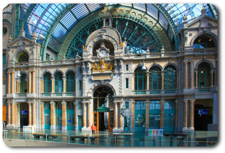 銅版画□アントワープ大聖堂 フランダースの犬 ネロとパトラッシュと