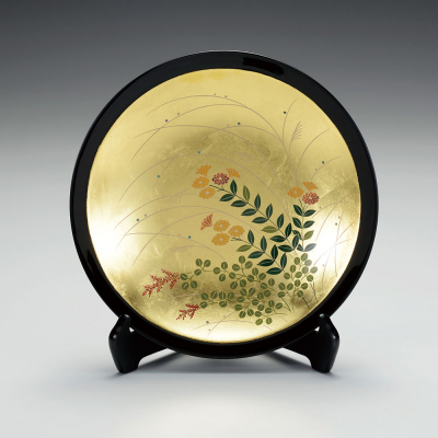 華やかな高級感】金箔高台寺蒔絵 飾り皿 ― 重要なお取引先への贈答に