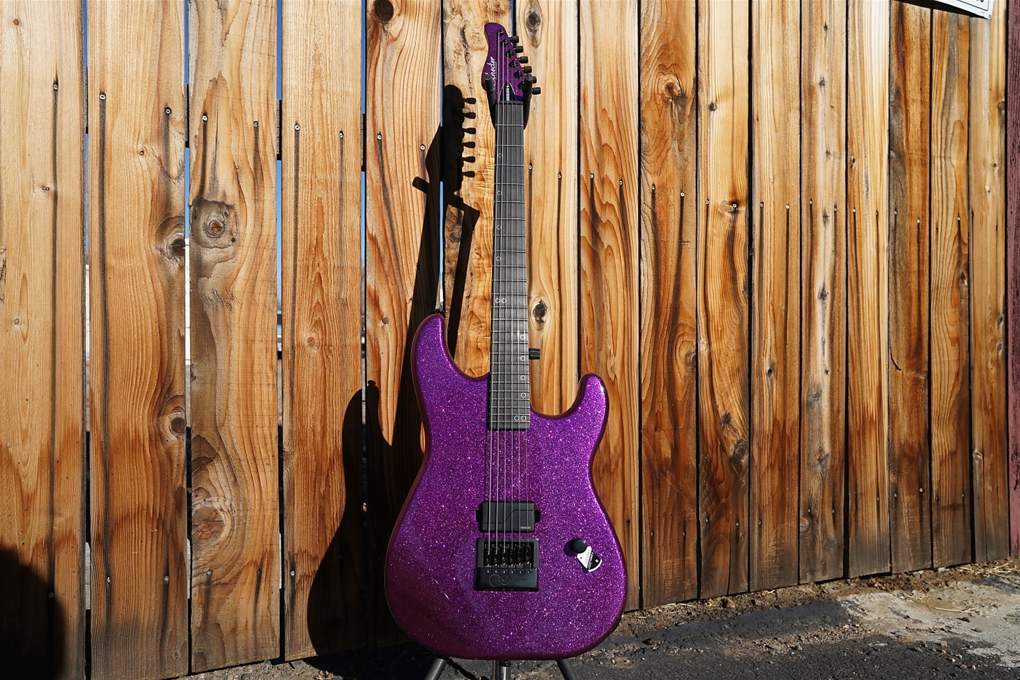 Schecter DIAMOND SERIES Danskimo-6 Daniel Haniss Purple Sparkle 6