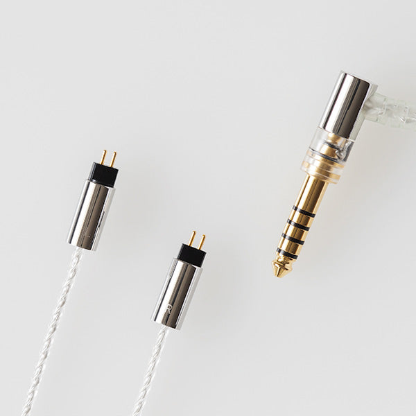 final シルバーコートケーブル 2Pin 1.2m 4.4mm 5極バランス 【C106