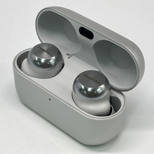 ジャンク】Technics EAH-AZ100 ワイヤレスイヤホン シルバー ノイズ