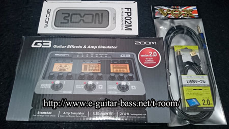 マルチエフェクターZOOM G3 購入レビュー