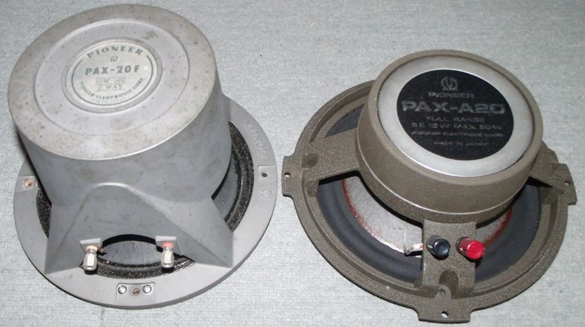 Pioneer パイオニア 同軸2WAYスピーカー ペア PAX-20F Pioneer