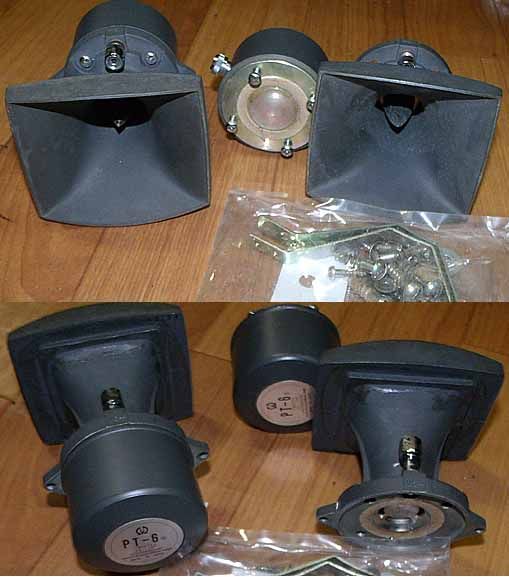 Pioneer PT-6 ホーン型 ツイーター ユニット ペア 2-B005/1/100