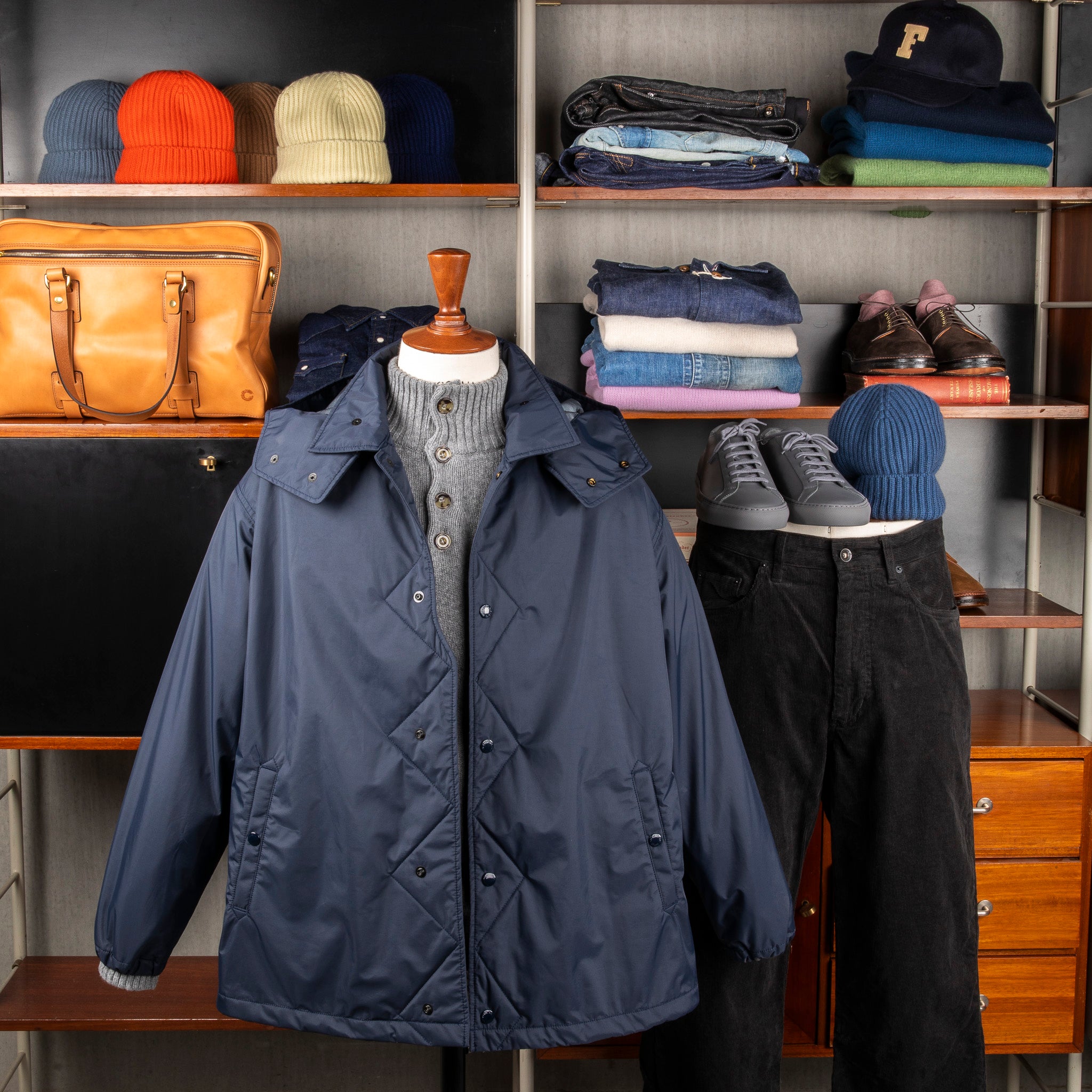 Engineered Garments Wind Breaker 3L Nylon Navy – Frans Boone Store