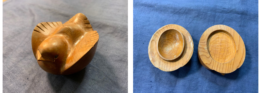 ギャラリー辰巳 - 大江勝山 一位福良雀／共箱 | 古美術品専門サイト