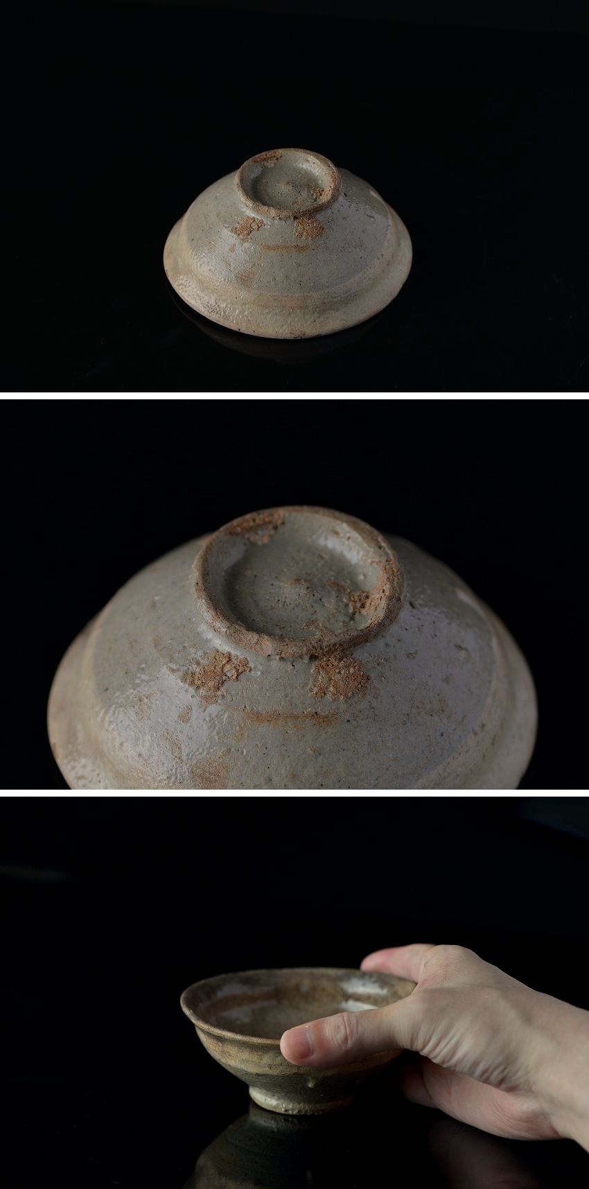 四方堂 - 李朝無地刷毛目盃 | 古美術品専門サイト fufufufu.com