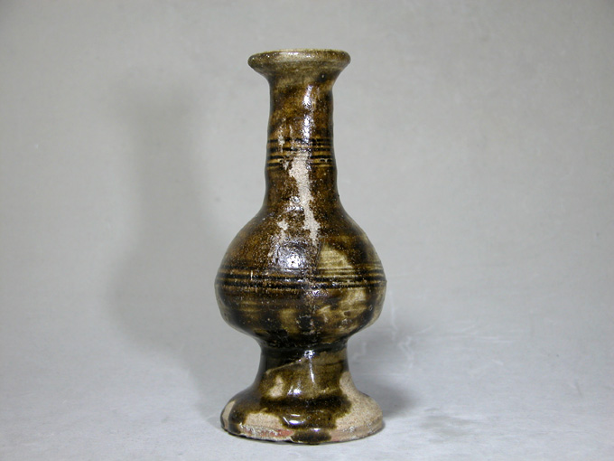 手描き染付酒徳利一輪挿し明治大正アンティーク 一輪挿し 徳利 壺 焼物