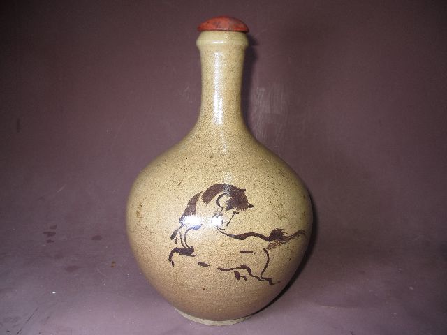 ギャラリー辰巳 - 大堀相馬 大徳利 | 古美術品専門サイト fufufufu.com