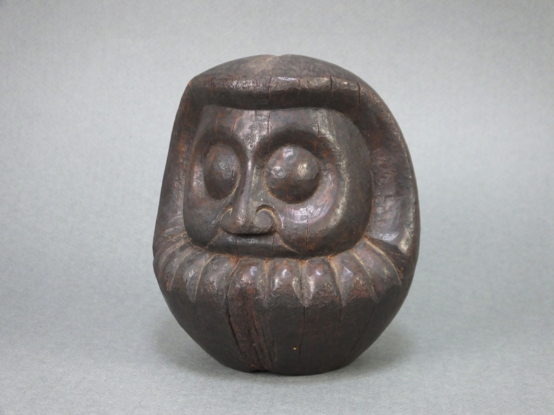 骨董 江戸時代 達磨 木型 張子型 古民芸 木彫り 木彫人形 郷土玩具 民間