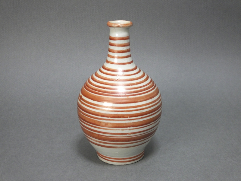 赤絵 輪線文 端反り 筒盃 酒器 古美術 古道具 アンティーク 赤絵 輪