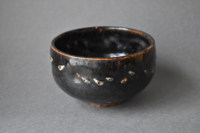 総鉄釉 茶碗 古美術 古道具 アンティーク 茶道具 総鉄釉 茶碗 古美術