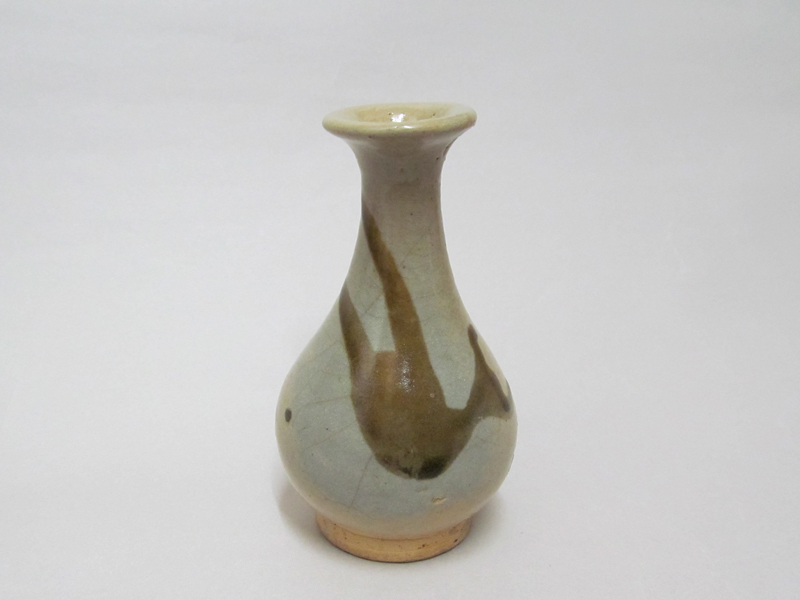 古美術 観宝堂 - 壺屋(湧田)焼灰釉飴釉徳利 | 古美術品専門サイト