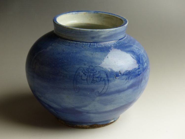 李朝 茶壺 骨董 古玩 古美術 茶道具 時代物 高11.4cm 李朝 茶壺 骨董
