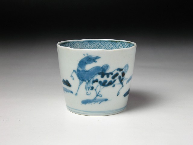 古美術 三樹 - 古伊万里 馬文蕎麦猪口 | 古美術品専門サイト fufufufu.com