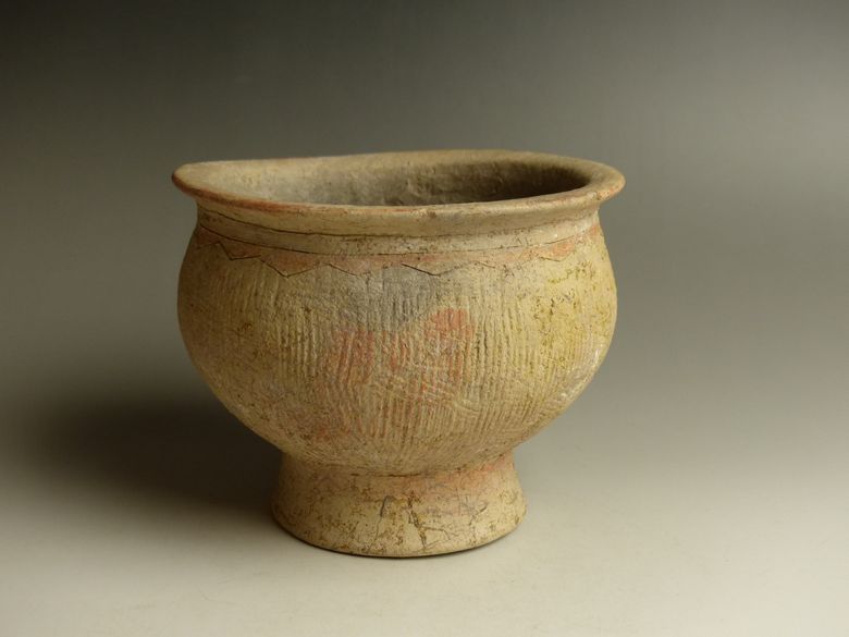 タイ古陶磁 バンチェン土器 アンダーソン土器 彩文土器 時代箱付 D