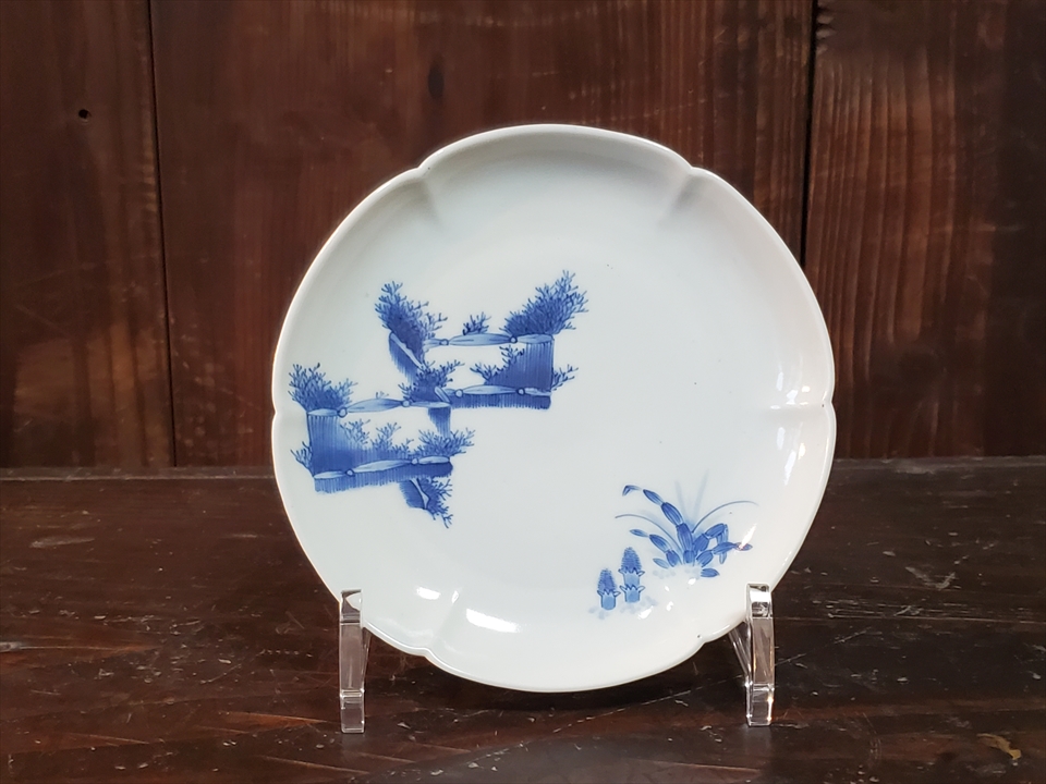 藍柿 雲龍の図 四方小皿 Kogire-kai 96th Tender Auction Catalog 2 by