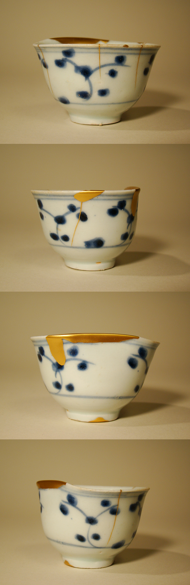 古童 - 初期伊万里 染付なずな文盃 | 古美術品専門サイト fufufufu.com