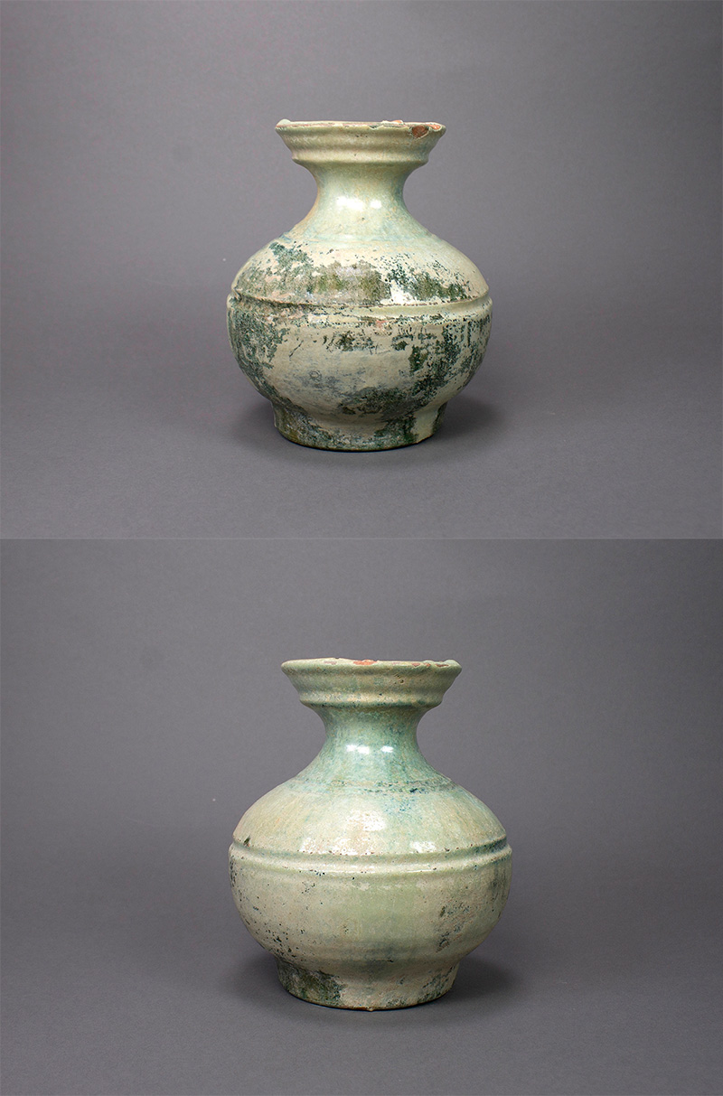 古美術 吉戸 - 漢緑釉小壷 | 古美術品専門サイト fufufufu.com