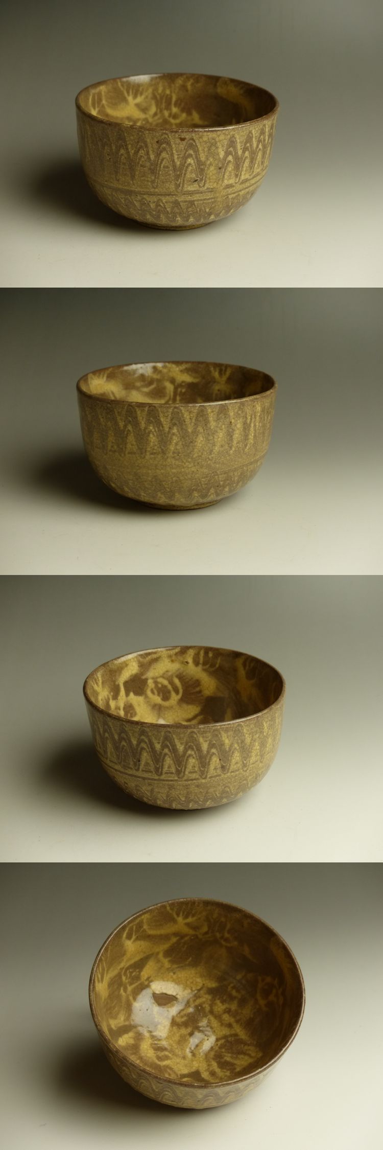 古美術 猫 - 現川刷毛目茶碗 | 古美術品専門サイト fufufufu.com