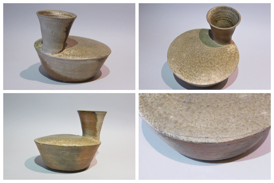 冨江洗心堂 - 猿投平瓶 | 古美術品専門サイト fufufufu.com