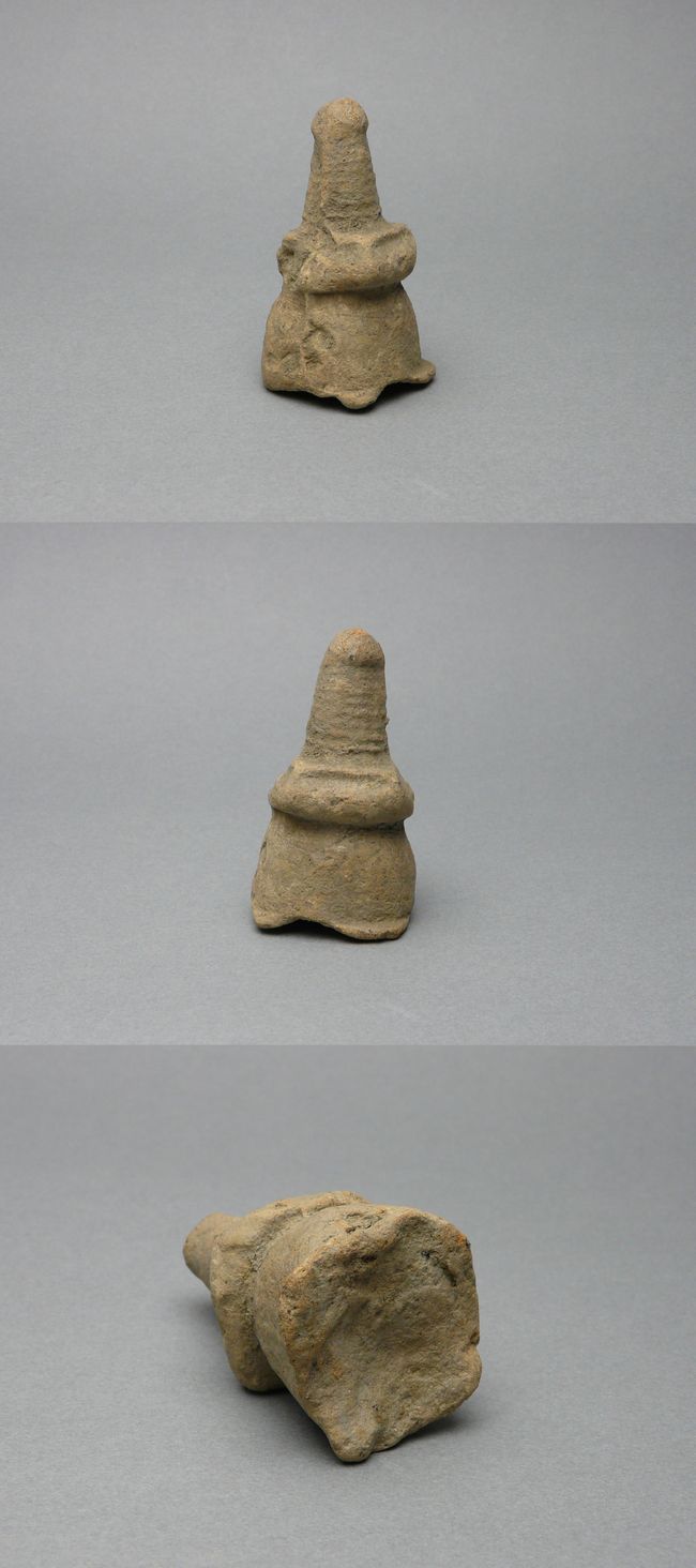 室町時代 中世 泥塔 宝塔型 仏像 仏教美術 発掘 出土 骨董 古美術