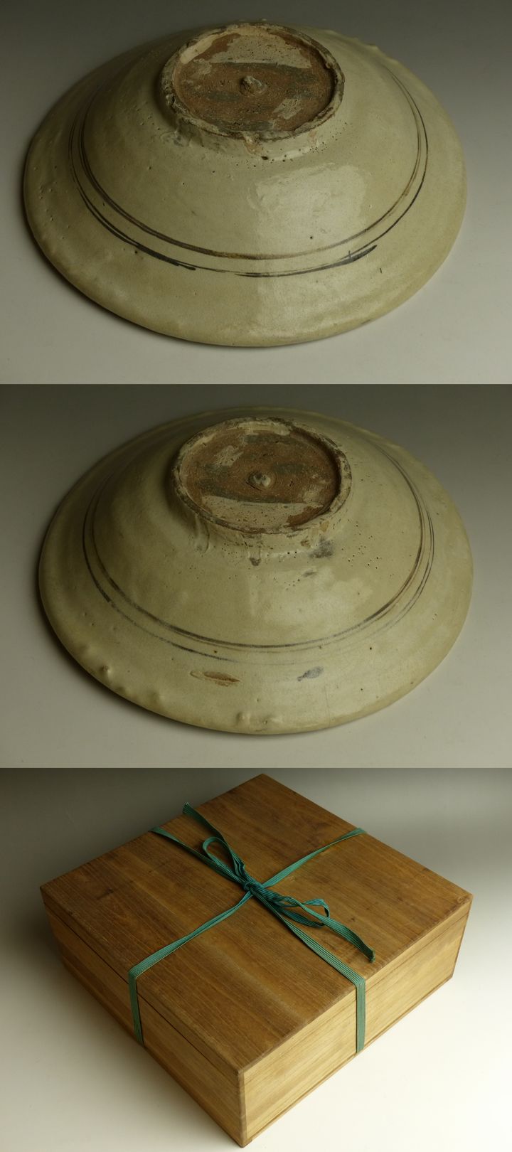 鉄絵 魚文 高坏皿 コンポート皿 中国美術 古玩 磁州窯 スンコロク スコタイ