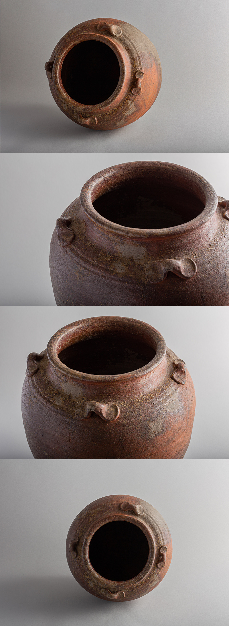 耳つき 壷 3 備前焼 【公式通販】