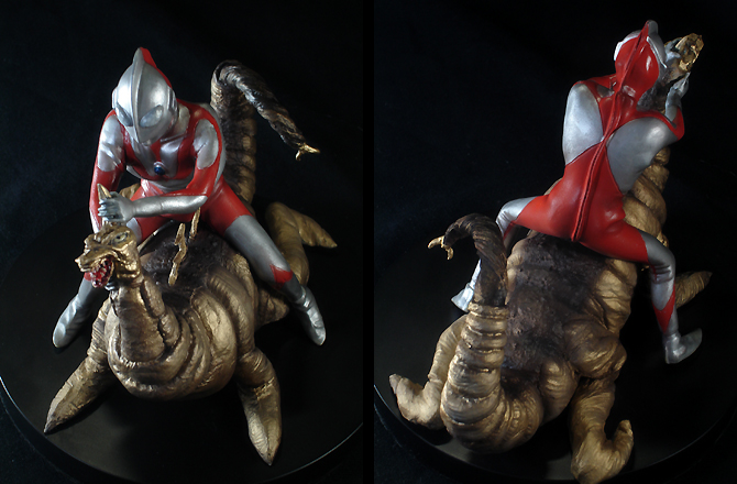 怪獣無法地帯】 The Monster Gallery 33 1/350 ウルトラマン対