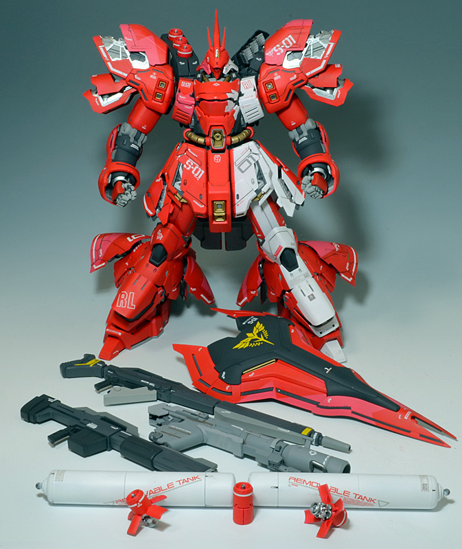 MG 1/100 MSN-04 Sazabi Ver.Ka [Model Graphix magazine Custom