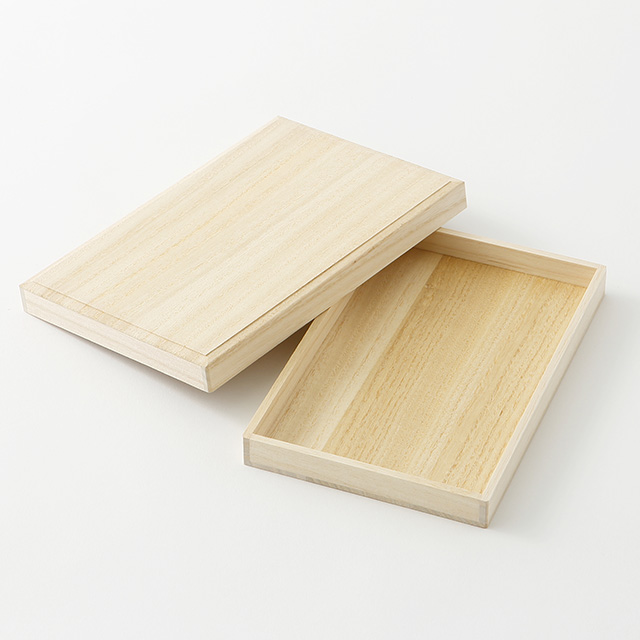 屋久杉工芸品 文箱（小）写真入れ ハガキ入れ 小物入れ 文房具箱 筆記