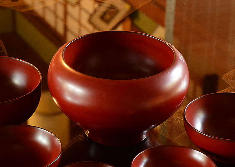 七ツ入子鉢 古代根来