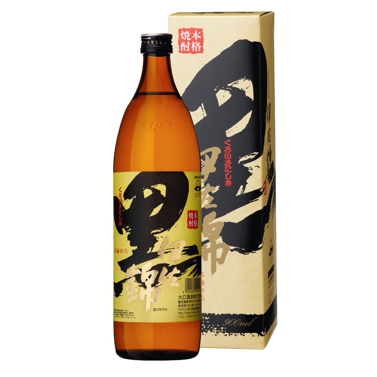 黒伊佐錦 25度 900ml – 大口酒造株式会社