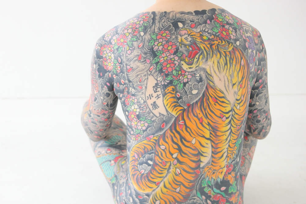 三代目 彫よし『心』手拭い 彫芳 彫師 入れ墨師 入墨師 刺青師 文身師