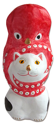 山形県米沢市の相良人形猫に蛸｜ジェットリンクの民芸