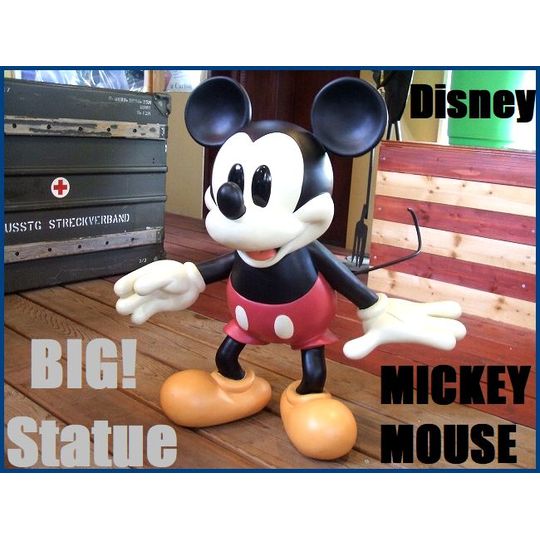 ディズニー】ミッキー/マウス/ビッグ/フィギュア/スタチュウ/mickey