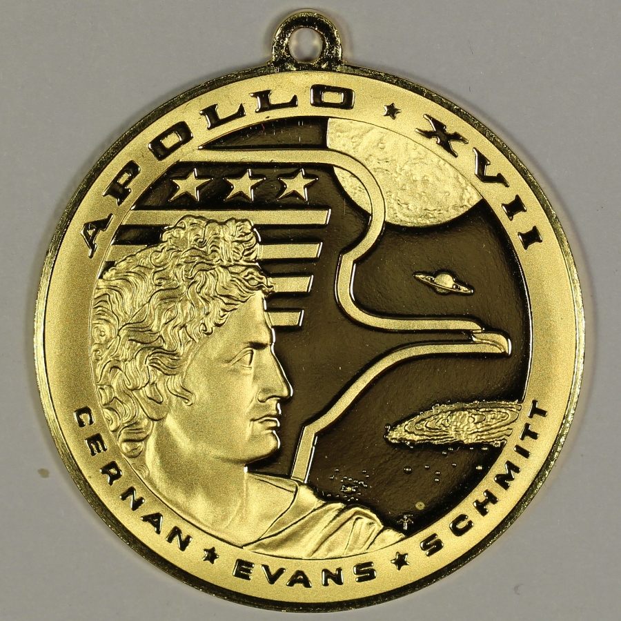 Michael Kittle Rare Coins - 1972 Franklin Mint Apollo 17 Gold and