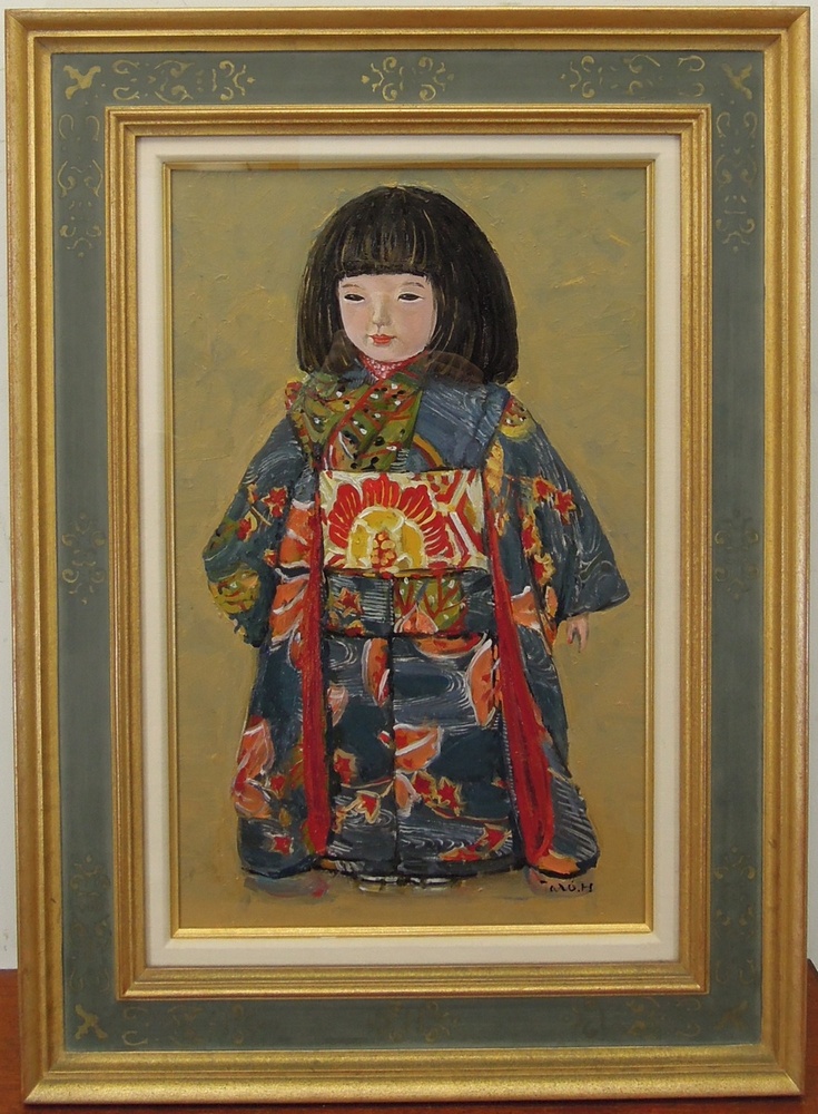 堀太郎 『日本人形』 [古美術こもれび] 骨董,掛軸,絵画の買取と販売,名古屋