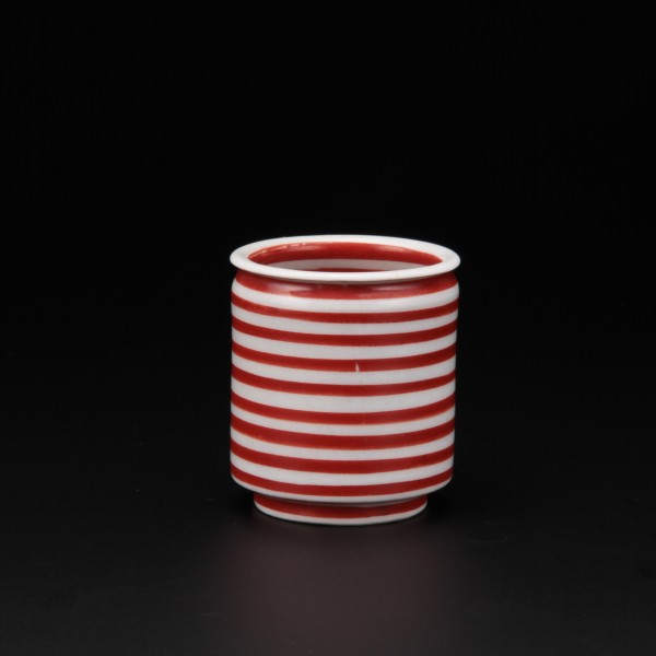 赤楽 筒盃 筒向 わらび文 古美術 古道具 アンティーク 赤楽 筒盃 筒向