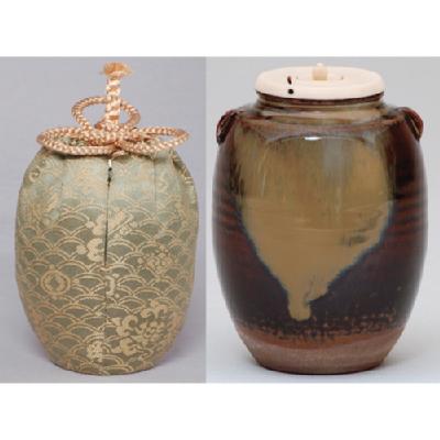 茶入 中興名物 高取焼 秋の夜写【販売】-茶道具は京都しみず孔昌堂