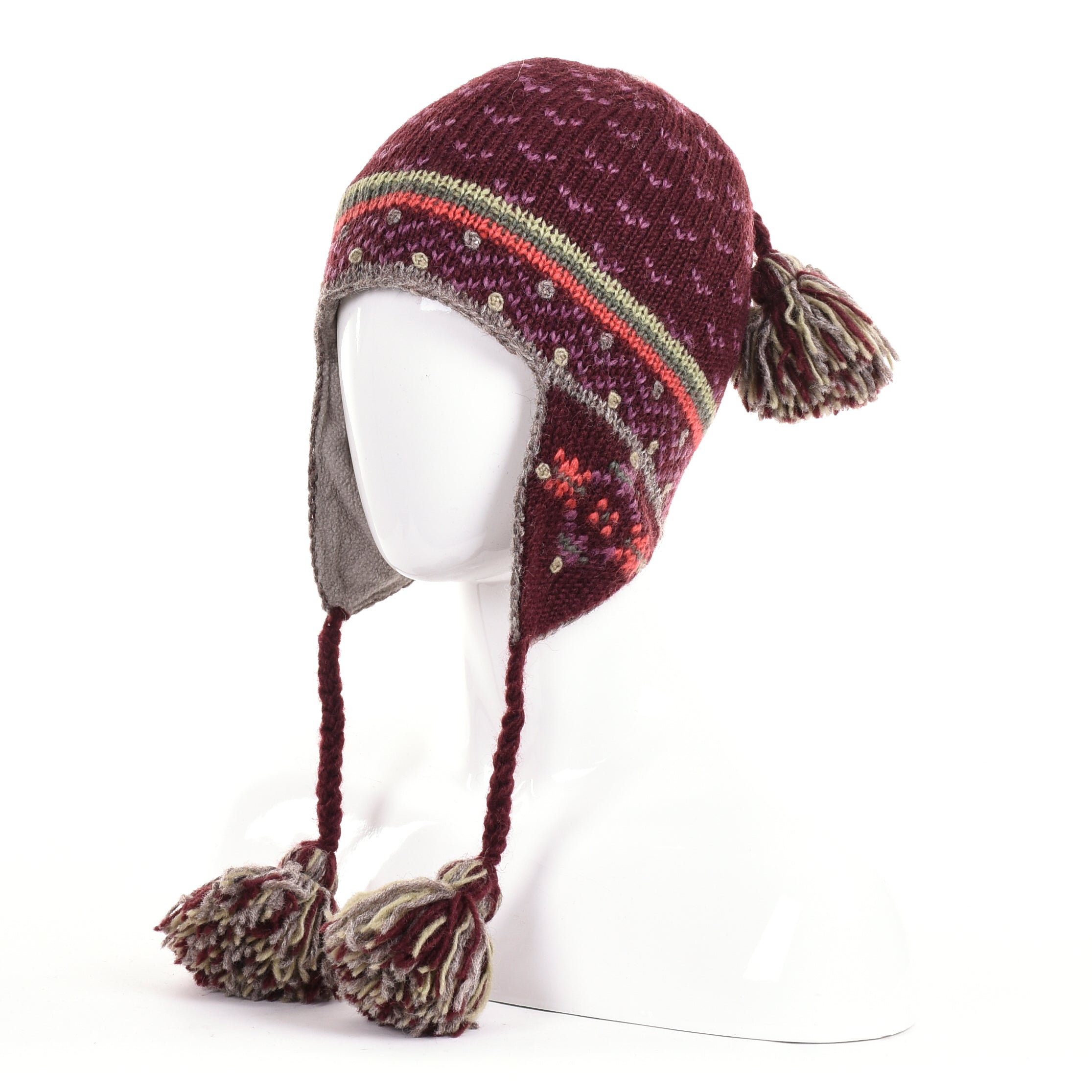帽子 sculptor Sequin Nordic Earflap Beanie 帽子 sculptor Sequin