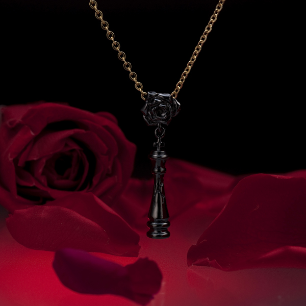 ライチ☆光クラブ】廃墟の帝王&漆黒の薔薇ネックレス